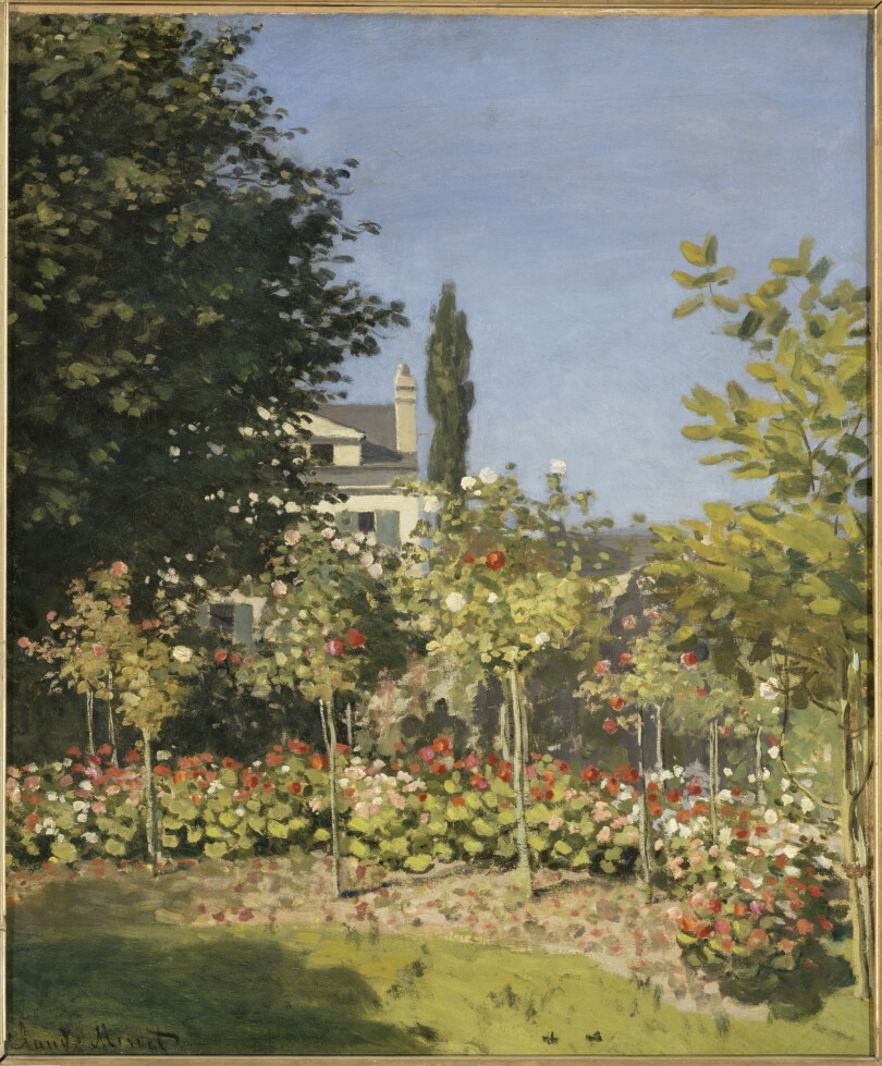Jardin en fleurs, à Sainte-Adresse, peint par Claude Monet vers 1866 et conservé au musée Fabre de Montpellier.